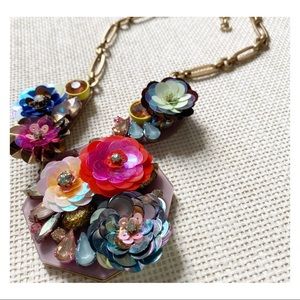 J-Crew - 3D Mixed Media Statement Necklace